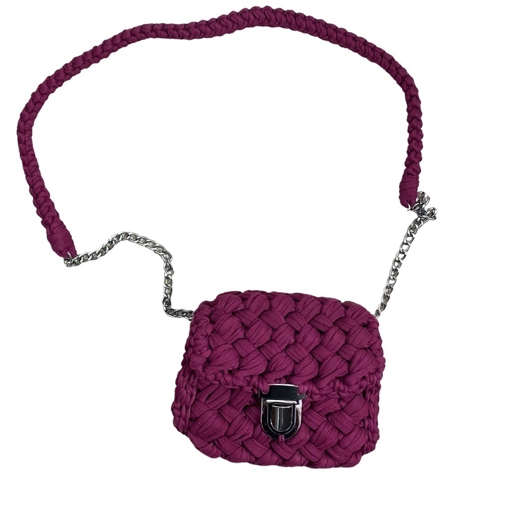 Handmade Crochet Small Crossbody Bag